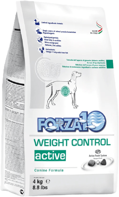 Veterinārā barība suņiem – FORZA10 ACTIVE LINE Weight control, 4 kg