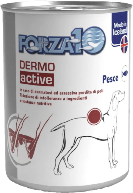 Ветеринарные консервы для собак – FORZA10 ACTIVE LINE Dermo ActiWet, 390 г