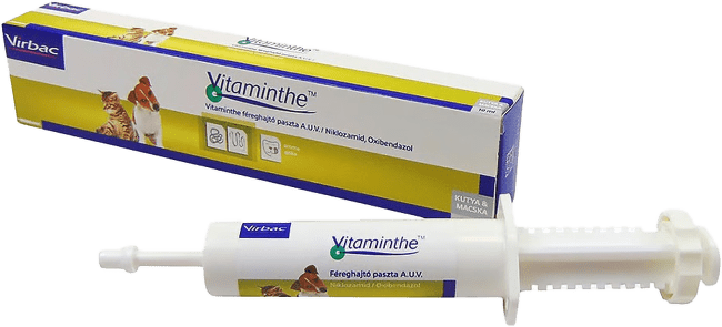 Противоглистное средство для собак и кошек – Vitaminthe паста, 10 мл,