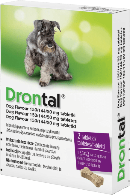 Prettārpu zāles suņiem – Drontal NR. 2