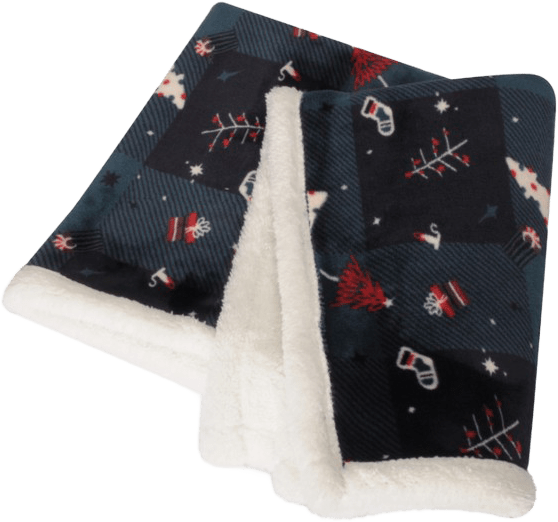 Deka Christmas super soft pre psov Camon tmavá 120 x 75 cm