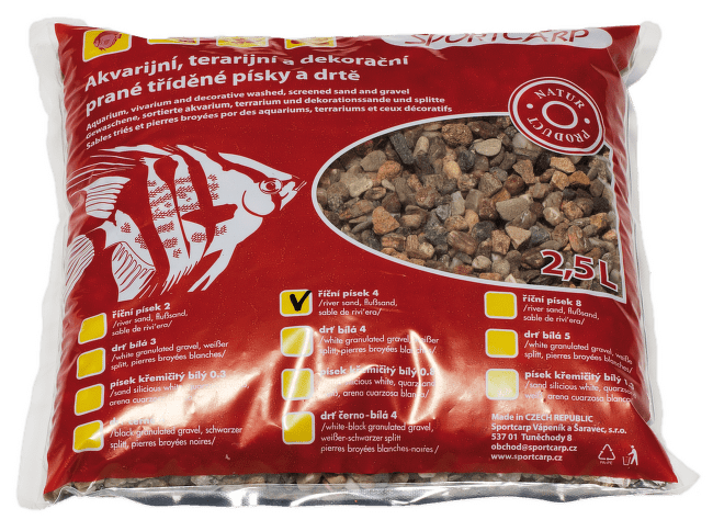 Грунт для аквариума - речной песок 4 3,3kg