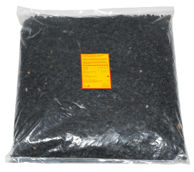 Грунт для аквариума - камушки 4 (черный) 10kg