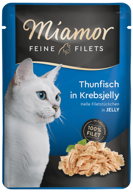 Консервы для кошек – Miamor Feine Filet tuna in crab jelly, 100 г