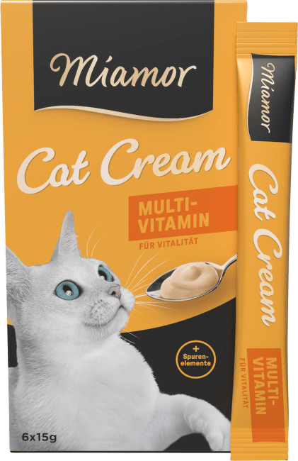 Gardums kaķiem - Miamor Multi-Vitamin Cream, 6 x 15 g