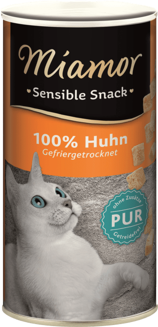 Gardums kaķiem – Miamor Sensible Snack Chicken Pur, 30 g