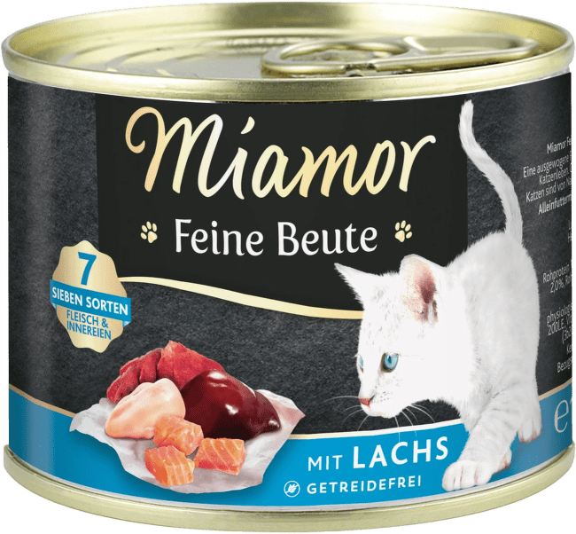 Konservi kaķiem – Miamor Feine Beute Salmon, 185 g
