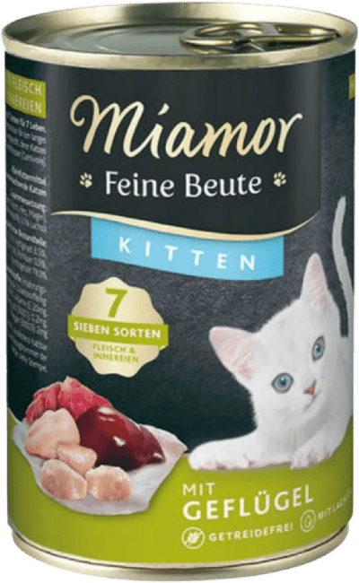 Консервы для котят – Miamor Feine Beute Kitten Poultry, 400 г