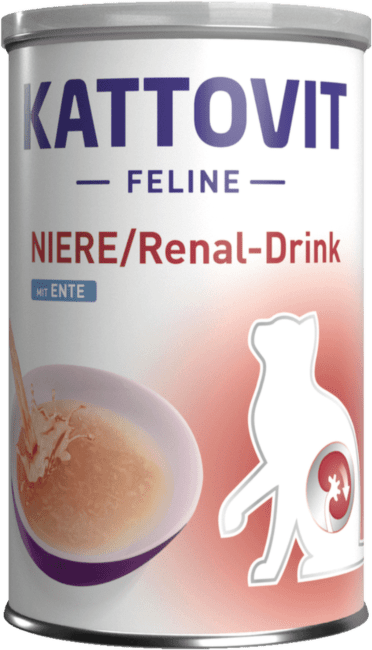 Veterinārie konservi kaķiem – Kattovit Drink Kidney/Renal, 135 ml