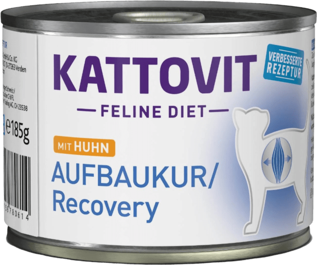 Ветеринарные консервы для кошек – Kattovit, Can Recovery Chicken, 185 г