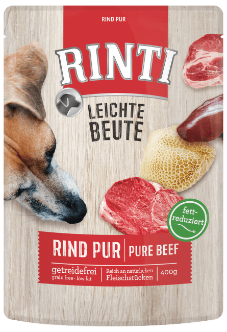 Консервы для собак – Rinti Leichte Beute c говядиной, 400 г