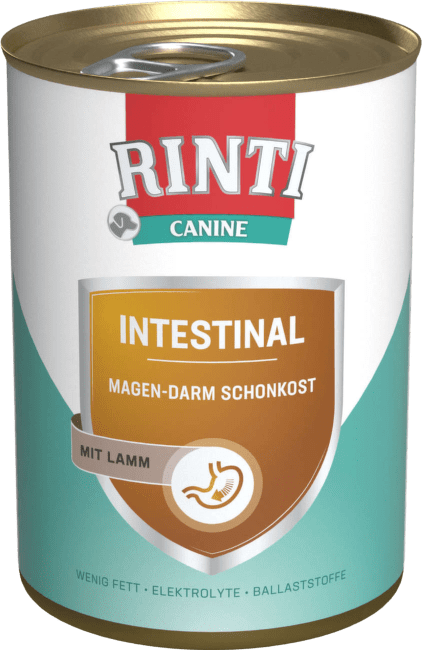 Veterinārie konservi suņiem – Rinti Intestinal Lamb, 400 g