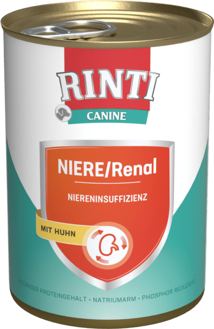 Ветеринарные консервы для собак – Rinti Kidney - Renal Chicken, 400 г