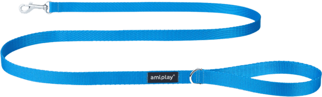 Pavada – AmiPlay Leash Basic XL, 150 x 2,5 cm, zila