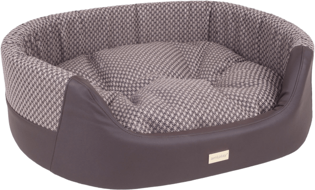 Guļvieta suņiem – AmiPlay Ellipse bedding 2in1 Morgan, S 54 x 45 x 16 cm, brown