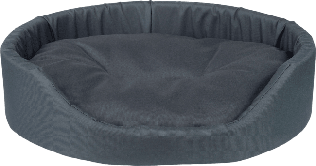 Guļvieta suņiem – AmiPlay Oval bedding Bassic XXXL, 100 x 89 x 19 cm, graphite