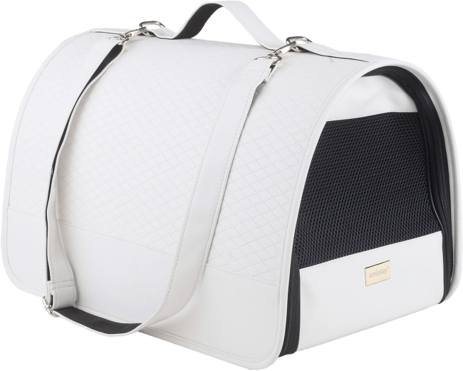 Transportēšanas soma dzīvniekiem – AmiPlay Transport Box New York (L), White