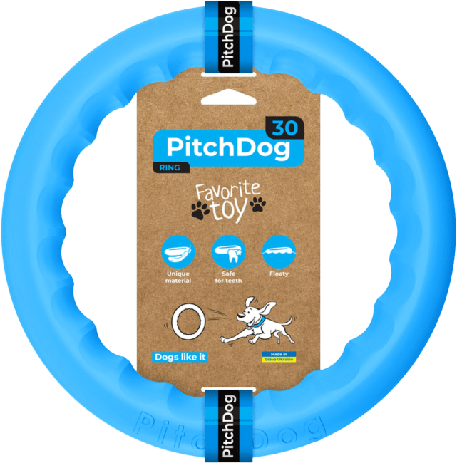 Pitch Dog Hračka modrá -  kruh 28 
