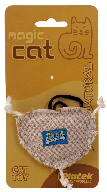 Rotaļlieta kaķiem - Magic Cat Natural catnip sweetheart, 6 cm