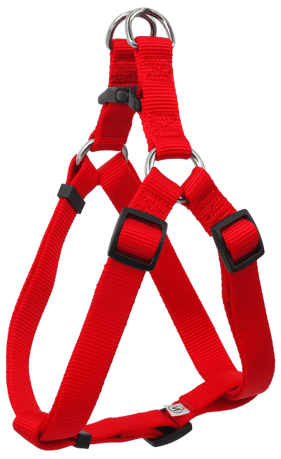 Шлейка для собак – Dog Fantasy Harness Classic L, 2,5 x 65–99 см, red