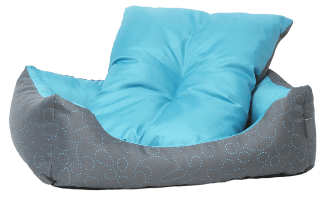 Guļvieta suņiem - Dog Fantasy DeLuxe Sofa, 63x53x18 cm, blue 