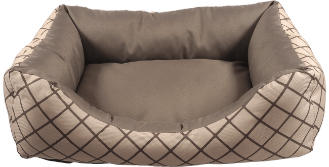 Sofa Dog Fantasy béžová se vzorem 85×65×24 cm