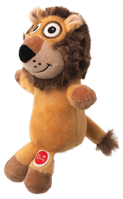 Игрушка для собак – Dog Fantasy, Silent Squeak Lion, Orange, 23 см