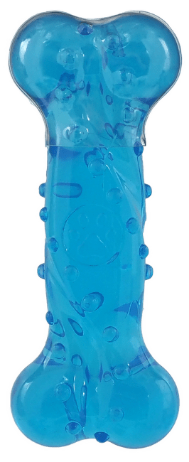 Dog Fantasy Strong kosť s vôňou slaniny modrá 12,5cm
