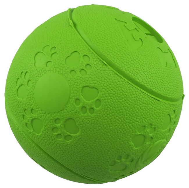 Rotaļlieta suņiem – Dog Fantasy Rubber Snack Ball, green, 8 cm