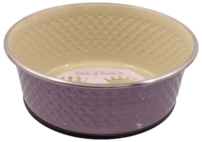 Miska QUEEN nerez tepana 1150ml lila