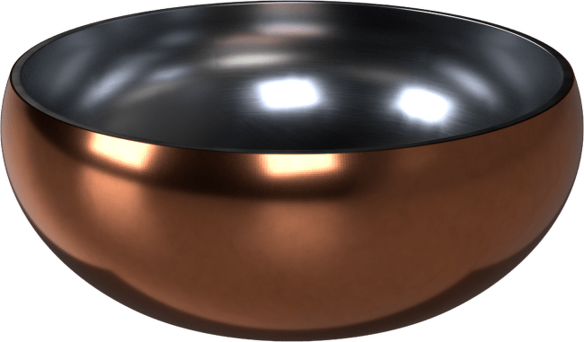 Miska Dog Fantasy s dvojitou stenou rosegold 18cm 1200ml