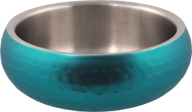 Miska Dog Fantasy s dvojitou stenou tyrkysová 16cm 800ml