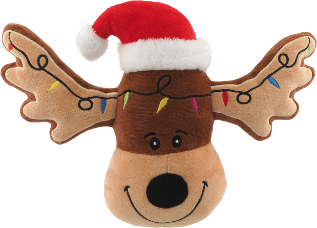 Hračka Dog Fantasy Winter Tale hlava soba pískacia 23cm