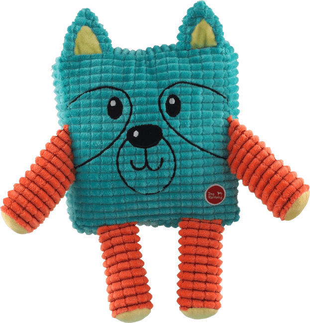 Hračka pro psy Dog Fantasy Cuties zvířátko petrolejově zelené 17,5 cm