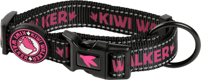 Obojek Kiwi Walker růžový M 45cm