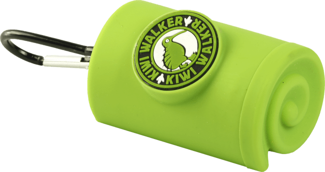Zásobník Kiwi Walker na sáčky na exkrementy zelený 9cm