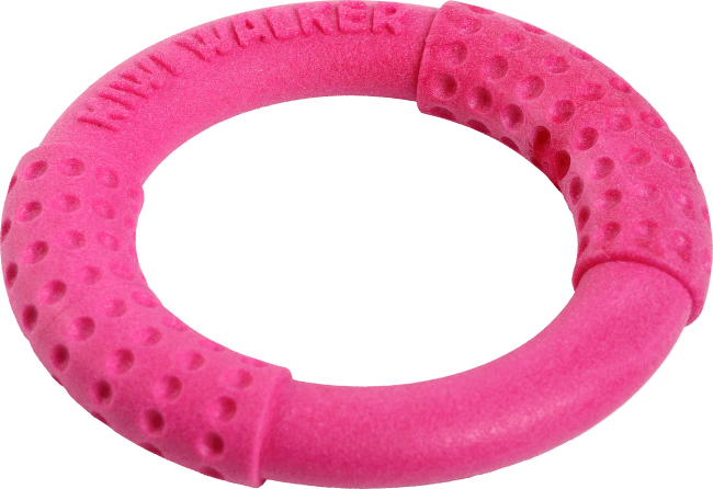 Hračka Kiwi Walker TPR guma kruh růžový 13cm