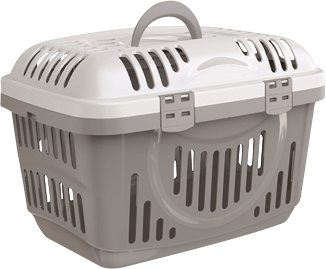 Транспортировочный бокс для животных – Rocket pet carrier with top opening, grey, 49 x 33 x 33 см