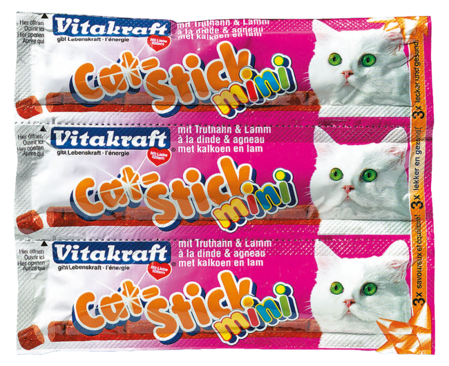 Cat Stick VITAKRAFT Mini truthahn + lamm 3ks