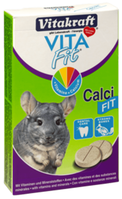 Papildbar­ība šinšillām - Vitakraft Chinchilla Calci Fit 30 tab.