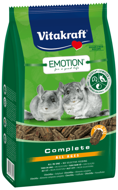 Vitakraft Emotion complete činčila 800g 