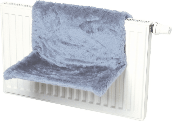 Odpocivadlo na radiator modre