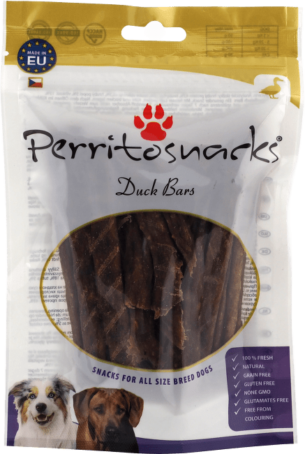 Pochoutka Perrito sušené kachní tyčinky pro psy 100 g