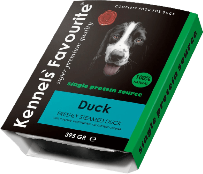 Konservi suņiem – Kennels Favourite Duck, 395 g