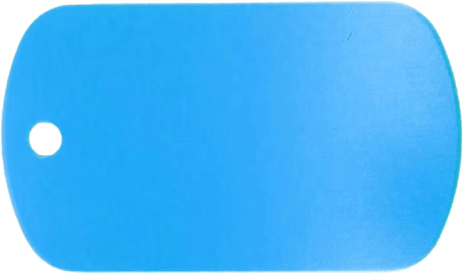 Medaljons – Military Tag Small, Blue