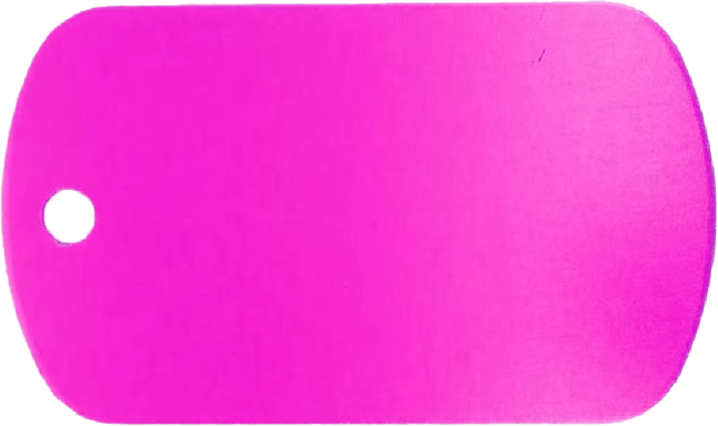 Медальон – Military Tag Small, Pink