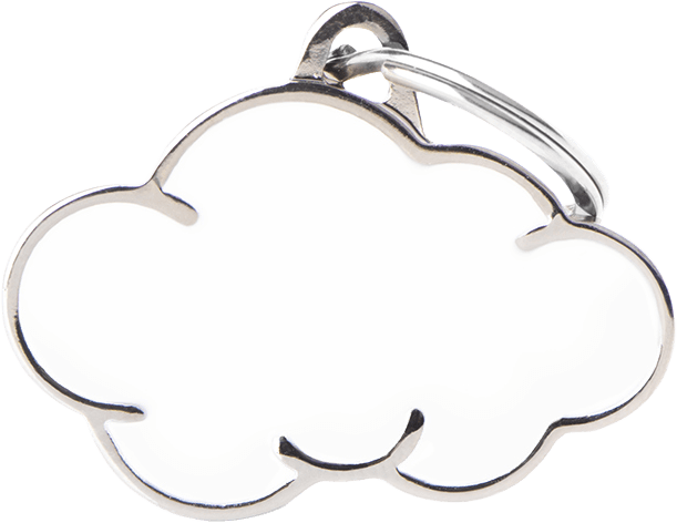 Psia známka My Family Cloud s gravírovaním