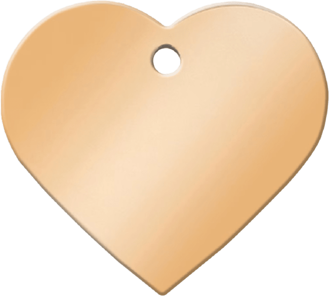Medaljons – Heart Large, Gold