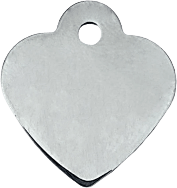 Medaljons – Heart Small, Chrome