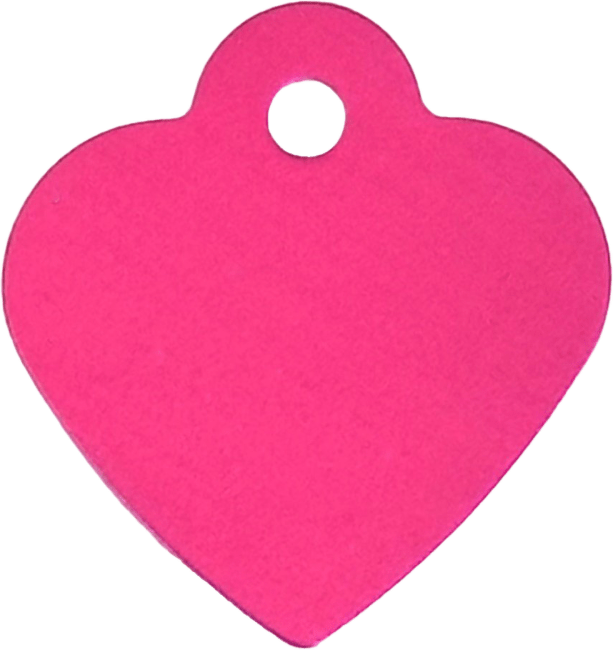 Medaljons – Heart Small, Pink